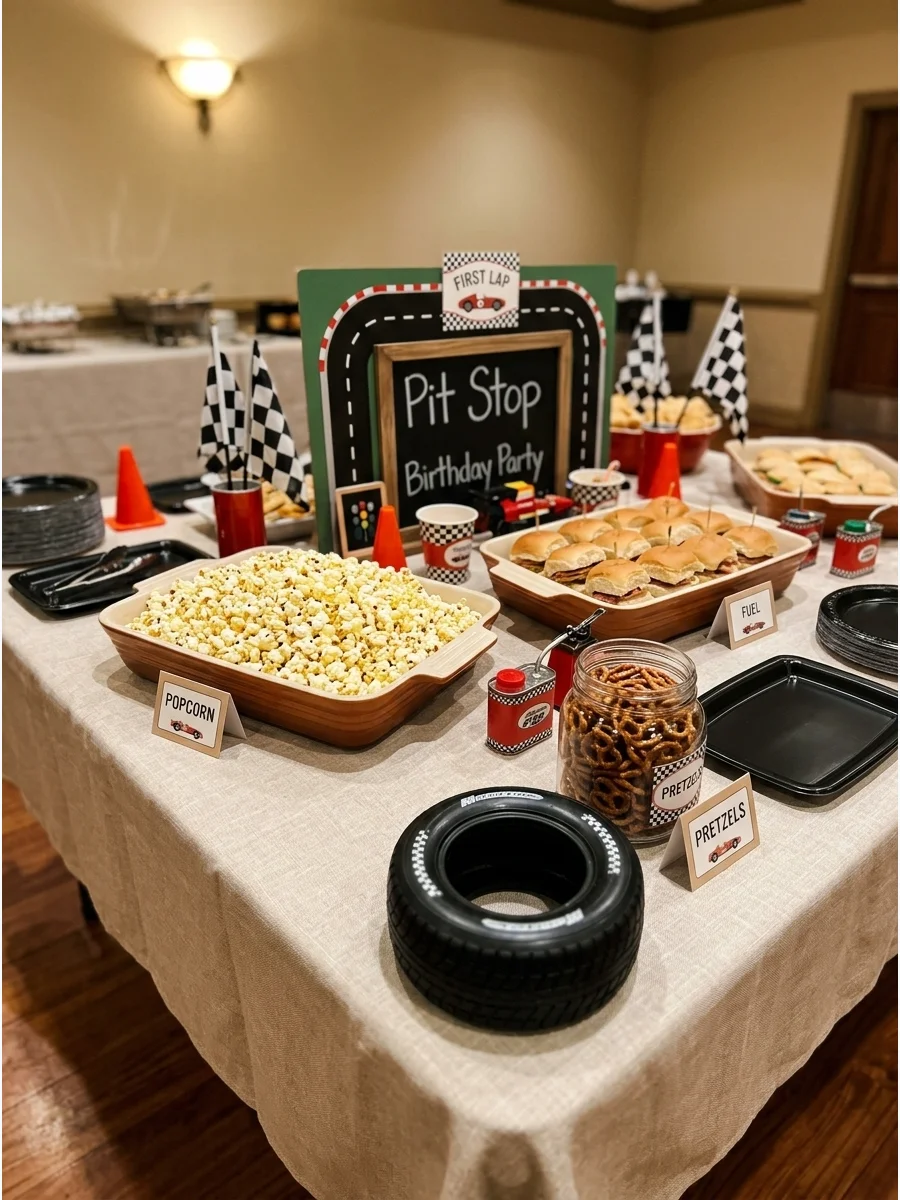 Main Party Table First Lap Birthday Party Ideas