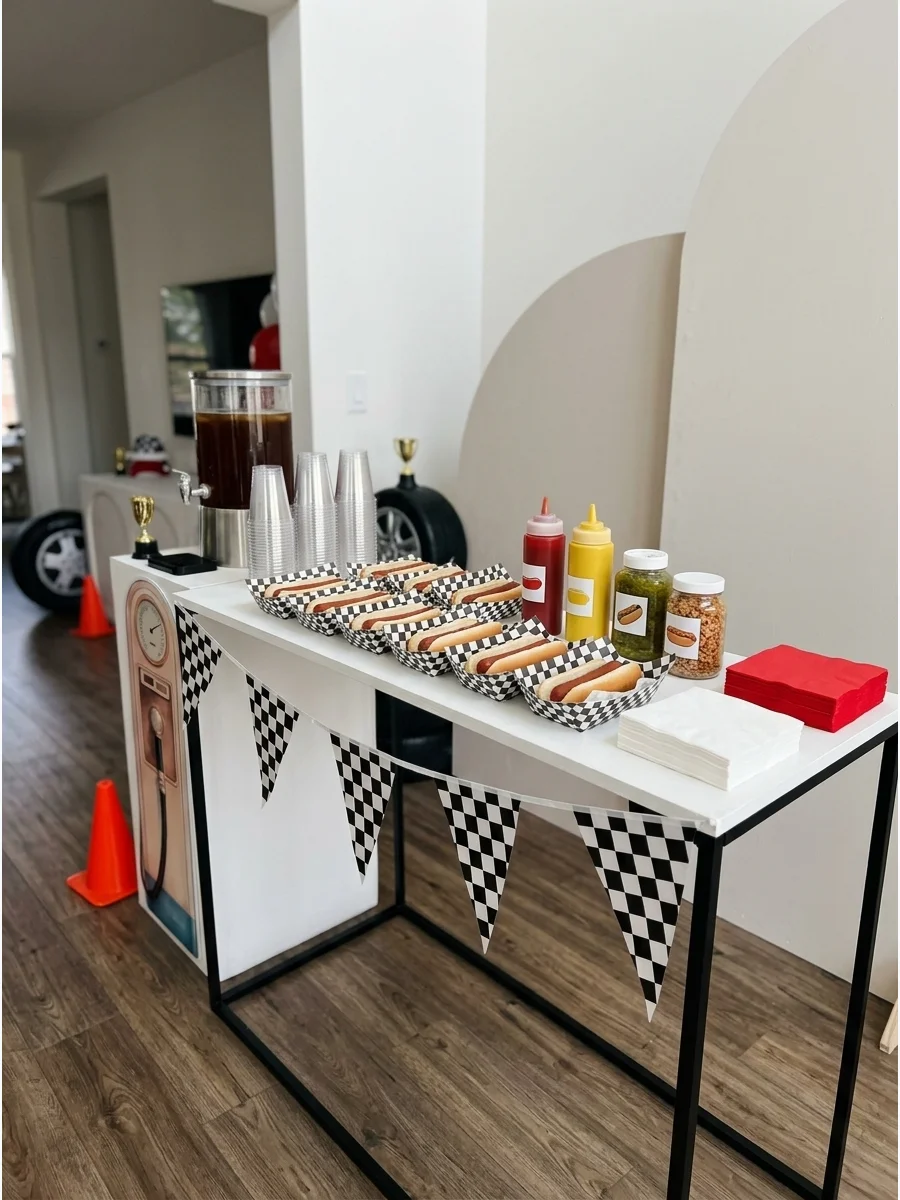 Theme Drink Station First Lap Birthday Party Ideas