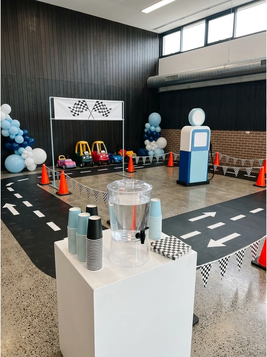 Theme Drink Station First Lap Birthday Party Ideas