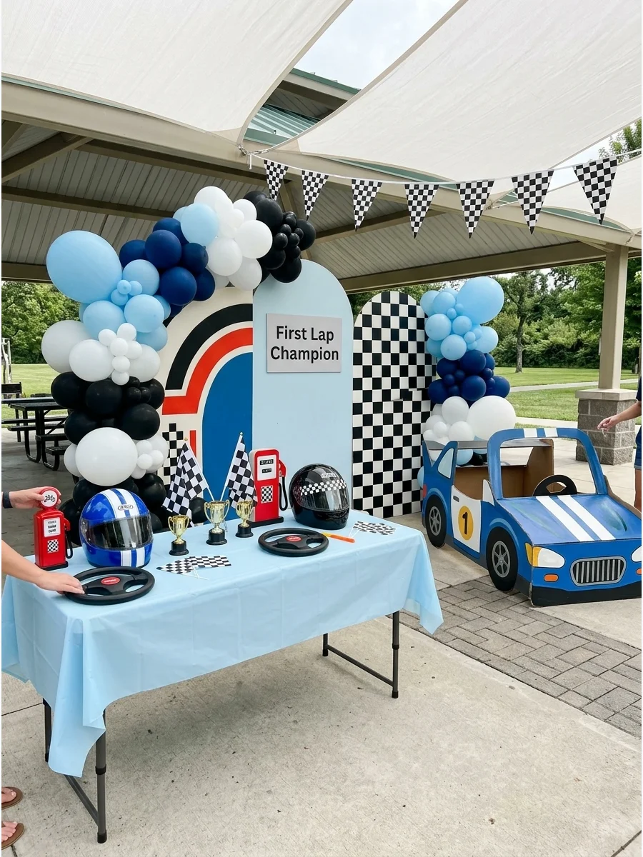 Hands-On Activity First Lap Birthday Party Ideas