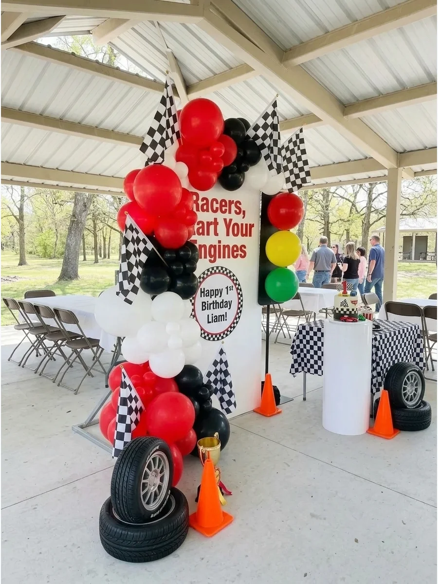 Racers, Start Your Engines Backdrop support view 1