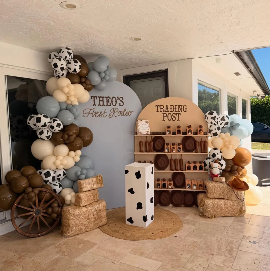 Adopt-a-Pony Trading Post first rodeo birthday party