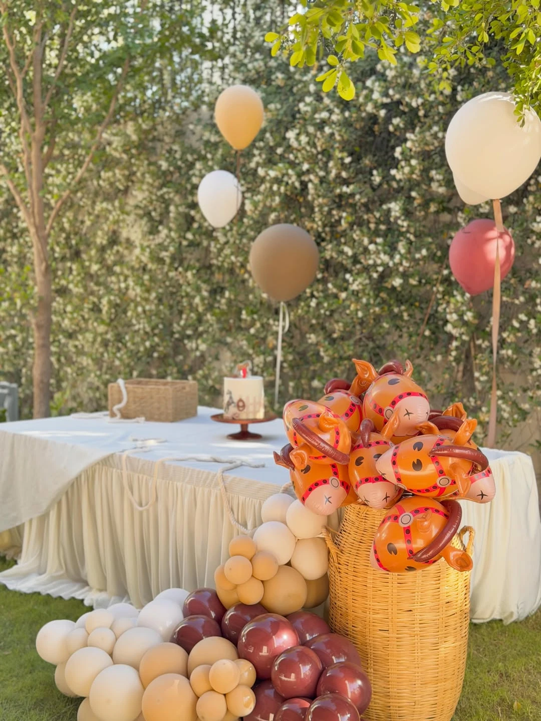 Pony Adoption Favor Station first rodeo birthday party