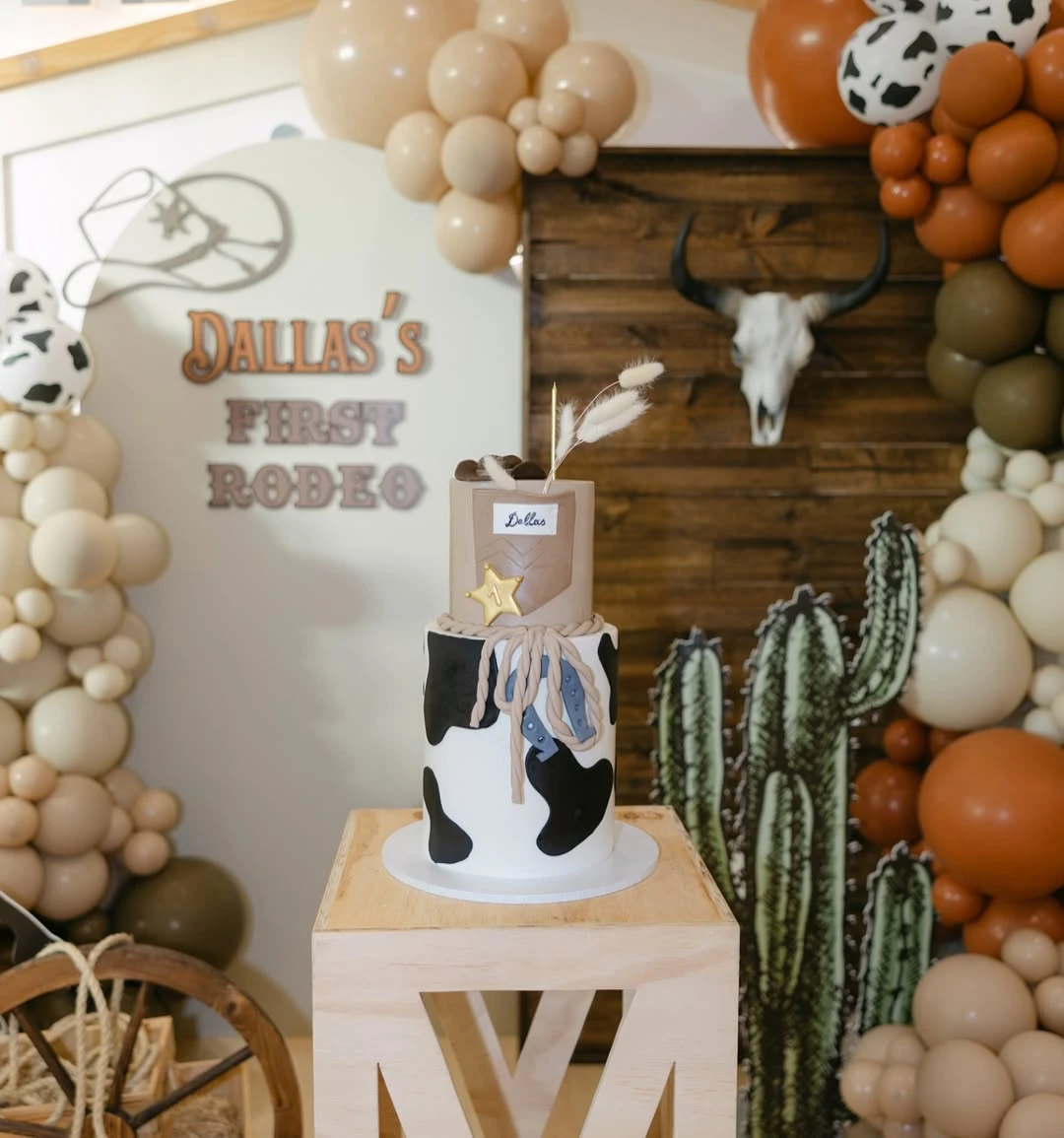 Ranch-Inspired Focal Point first rodeo birthday party