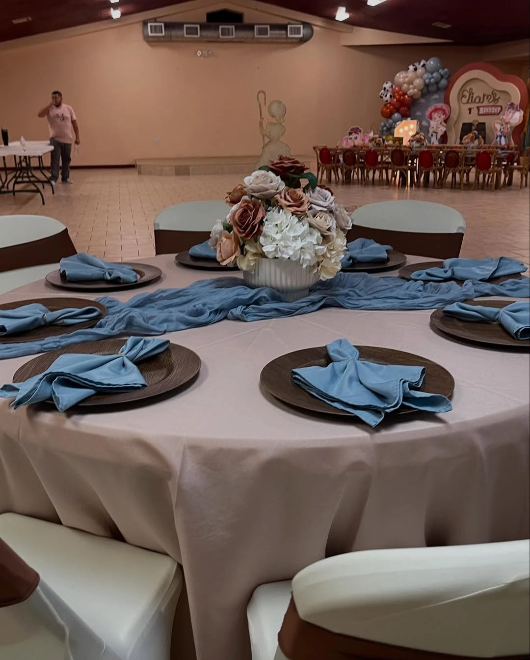 Textured Western Tablescapes first rodeo birthday party