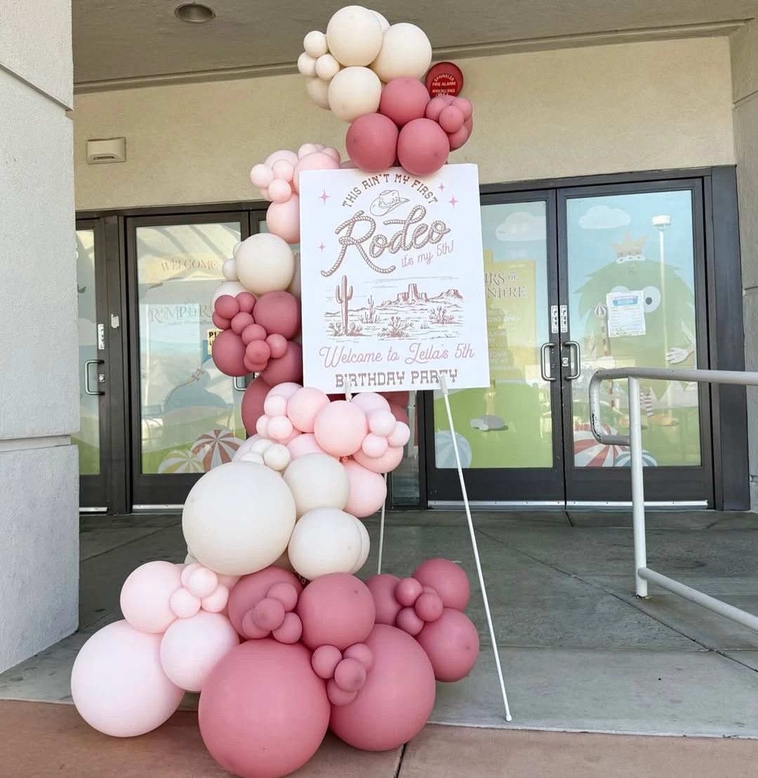 Western Typography Welcome Sign first rodeo birthday party