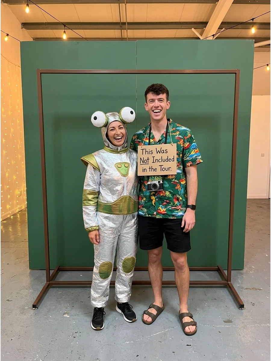 Host Outfit funny halloween costumes for couples