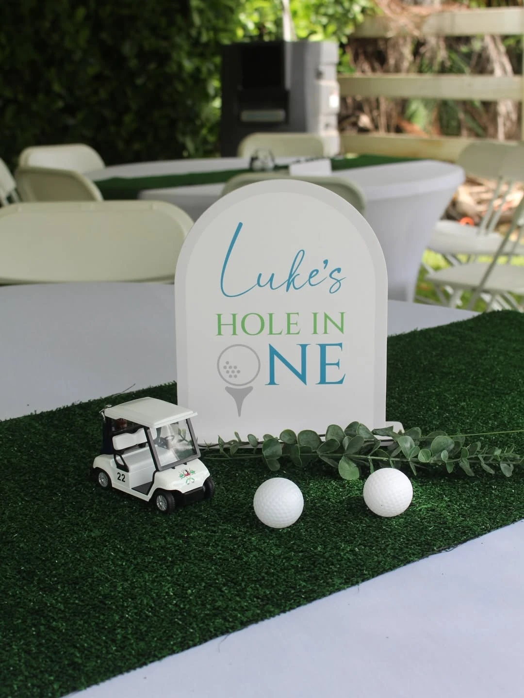 Fairway Turf Runners hole in one first birthday