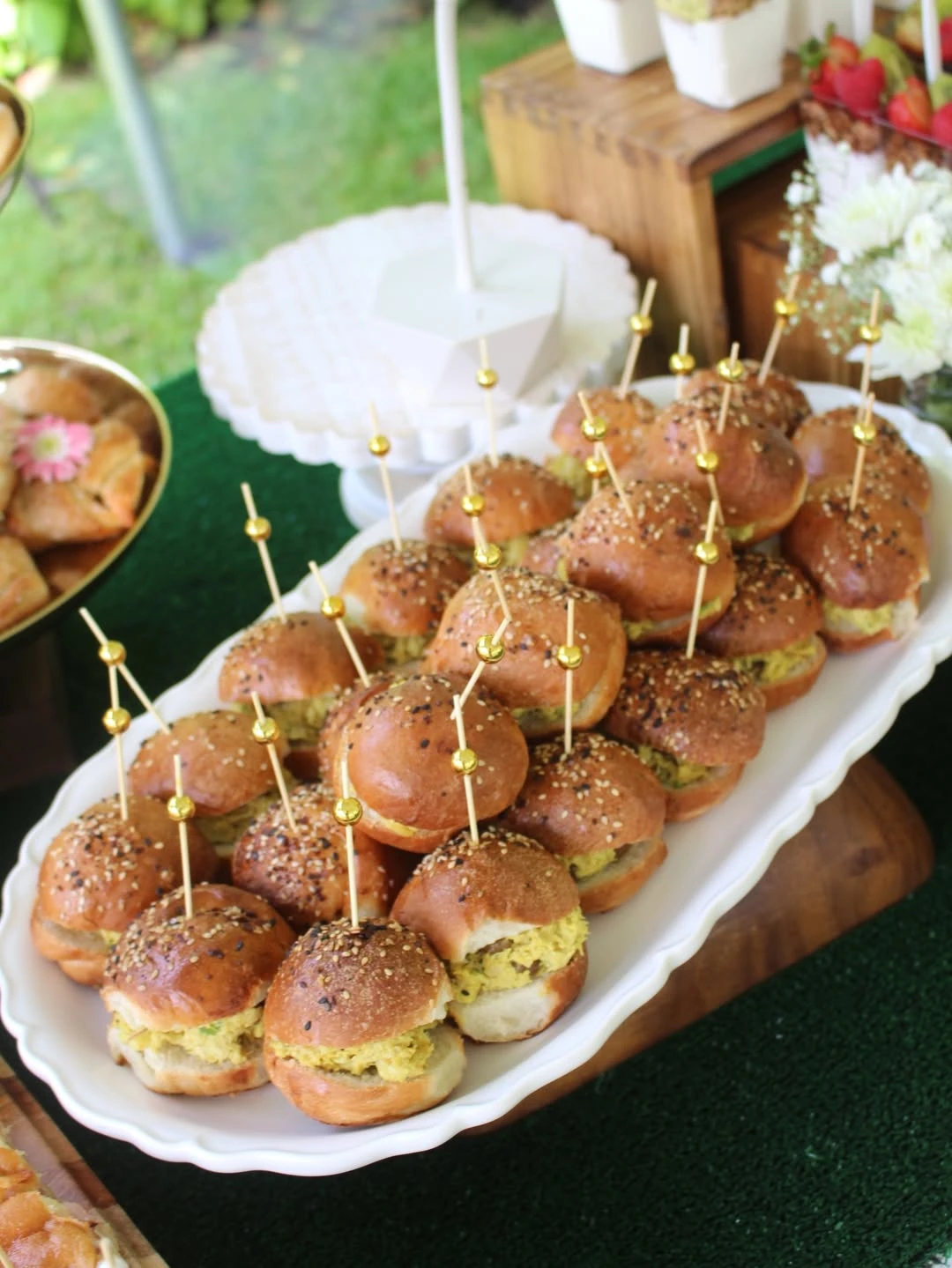Clubhouse Slider Trays hole in one first birthday
