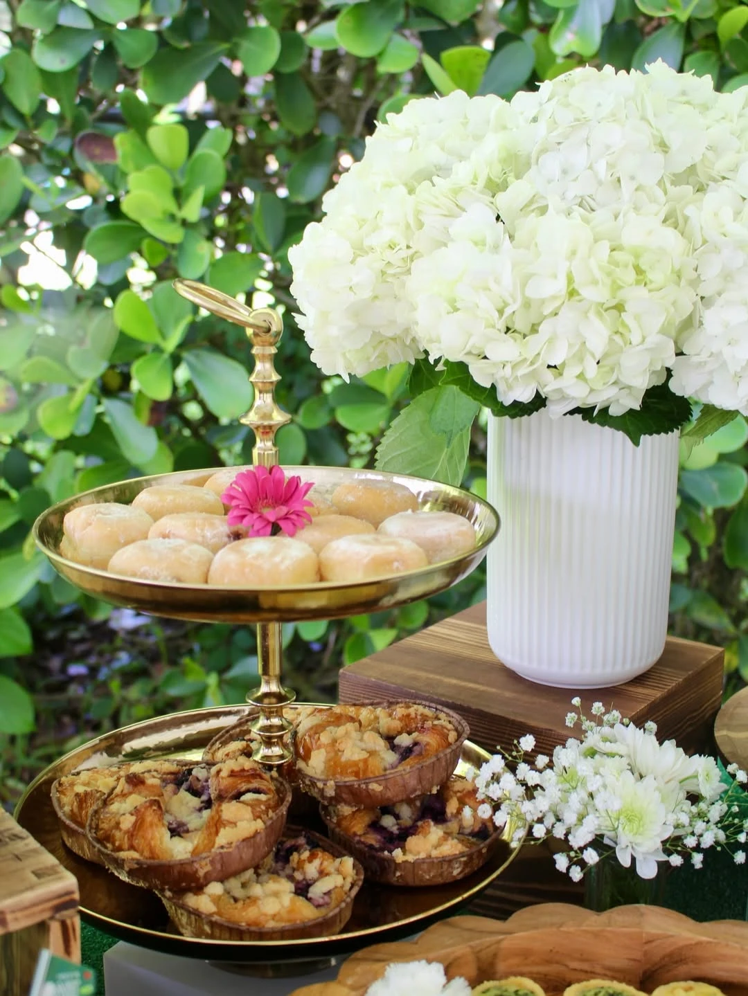 Refined Pastry Tiers hole in one first birthday