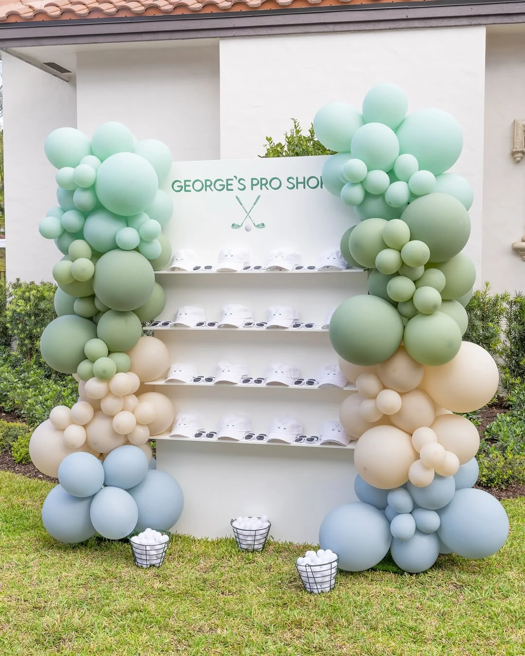 Pro Shop Favor Wall hole in one first birthday