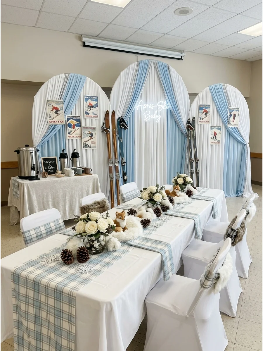 Modern Theme January Baby Shower Themes