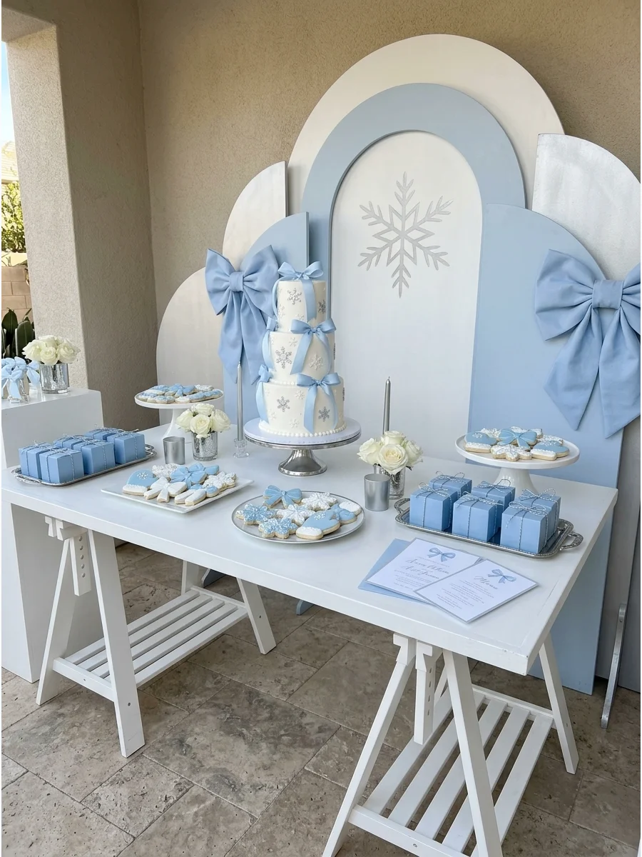Modern Theme January Baby Shower Themes