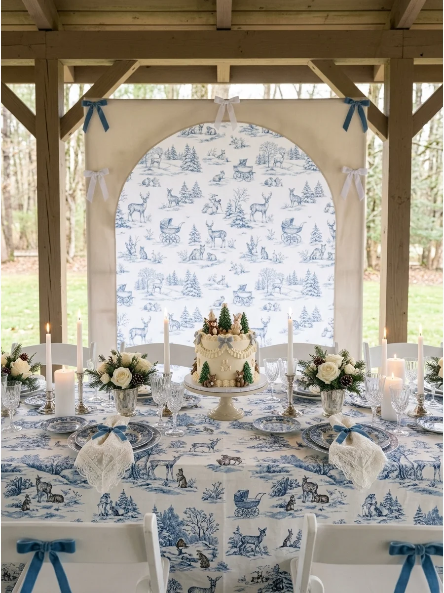 Modern Theme January Baby Shower Themes