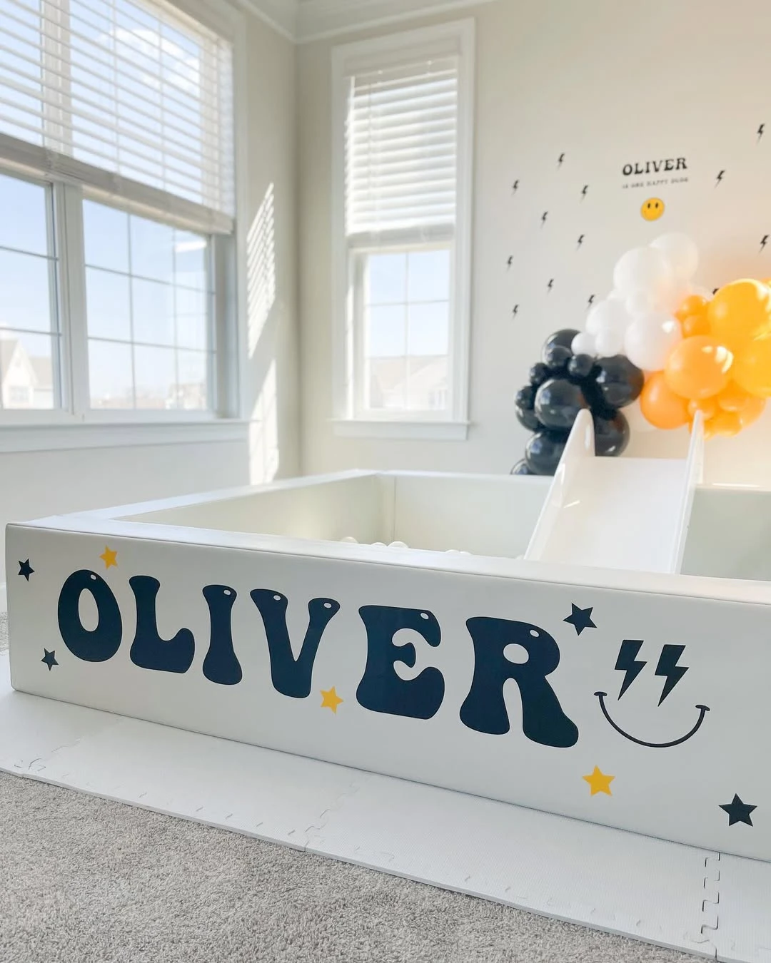 Custom Branded Play Zone one happy dude birthday