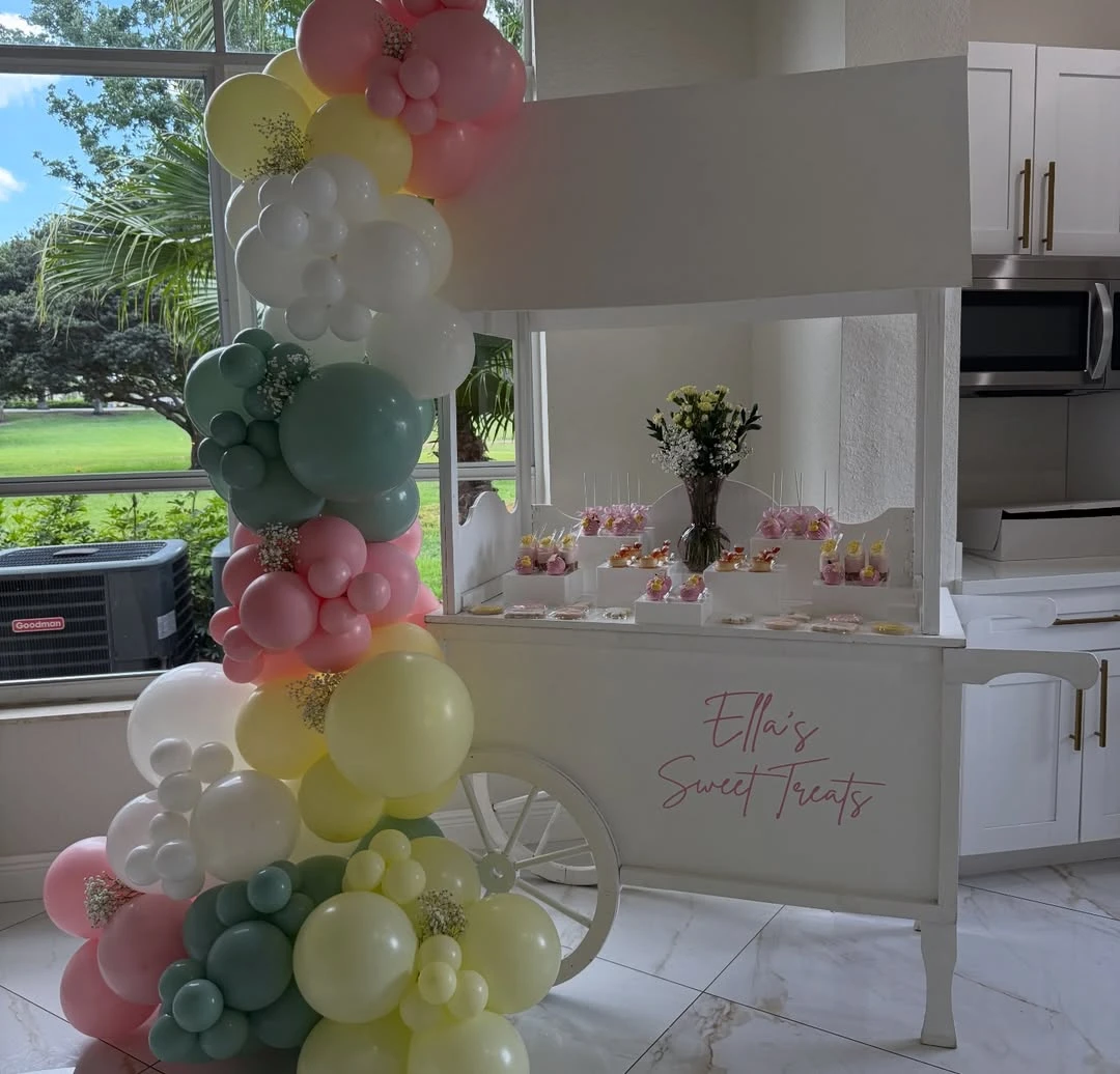 Themed Sweet Cart one lucky duck birthday party