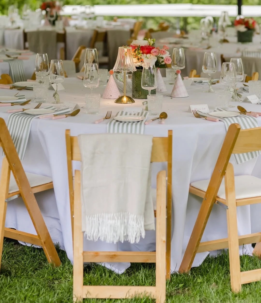Sage Garden Table Settings one silly goose birthday