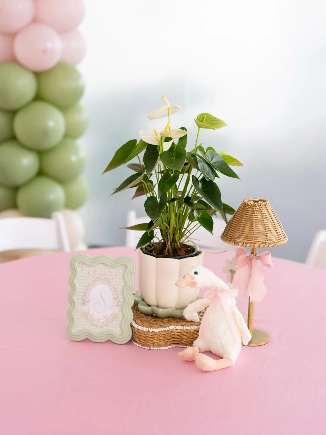 Woven Texture Table Accents one silly goose birthday