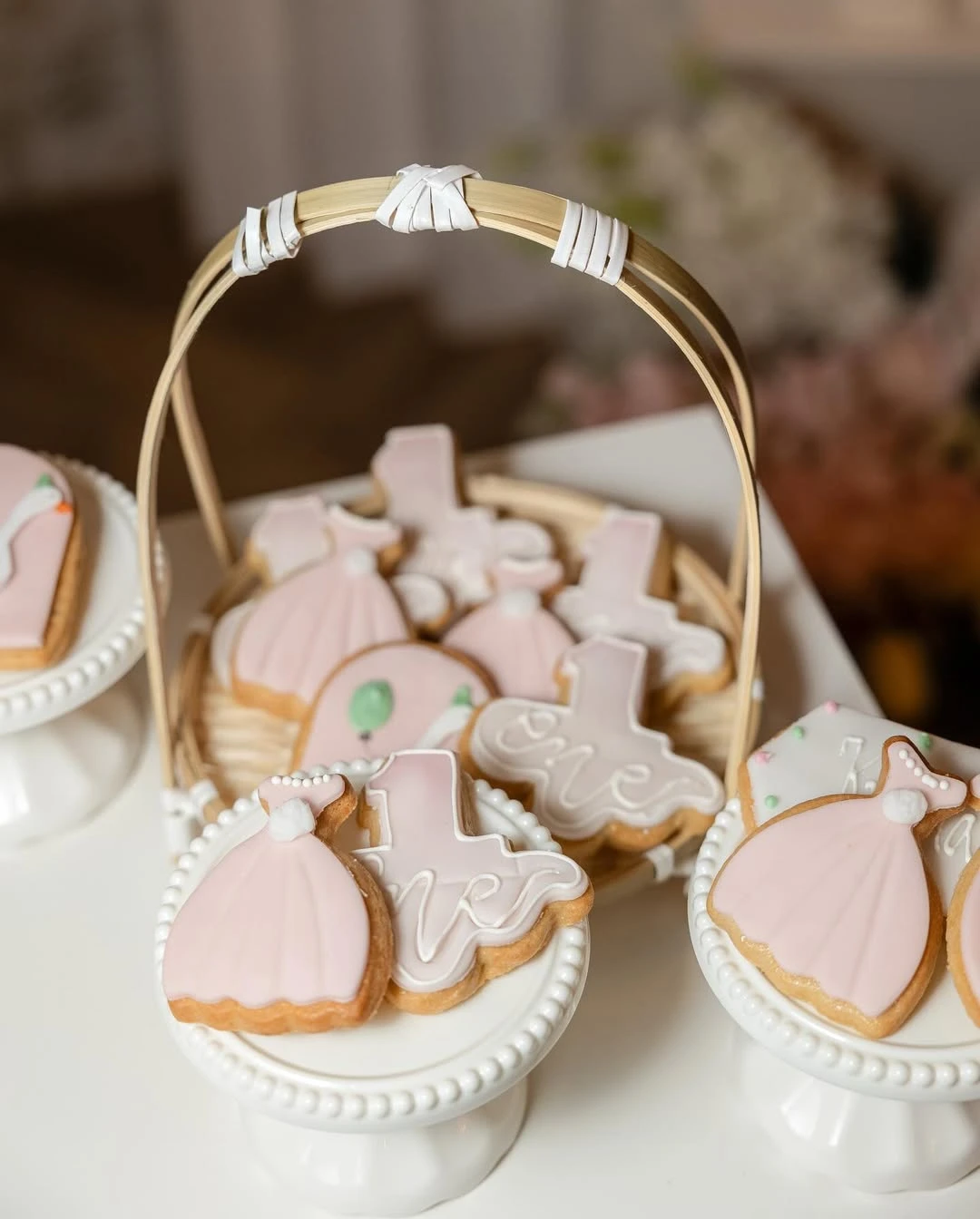 Woven Basket Cookie Trays one silly goose birthday