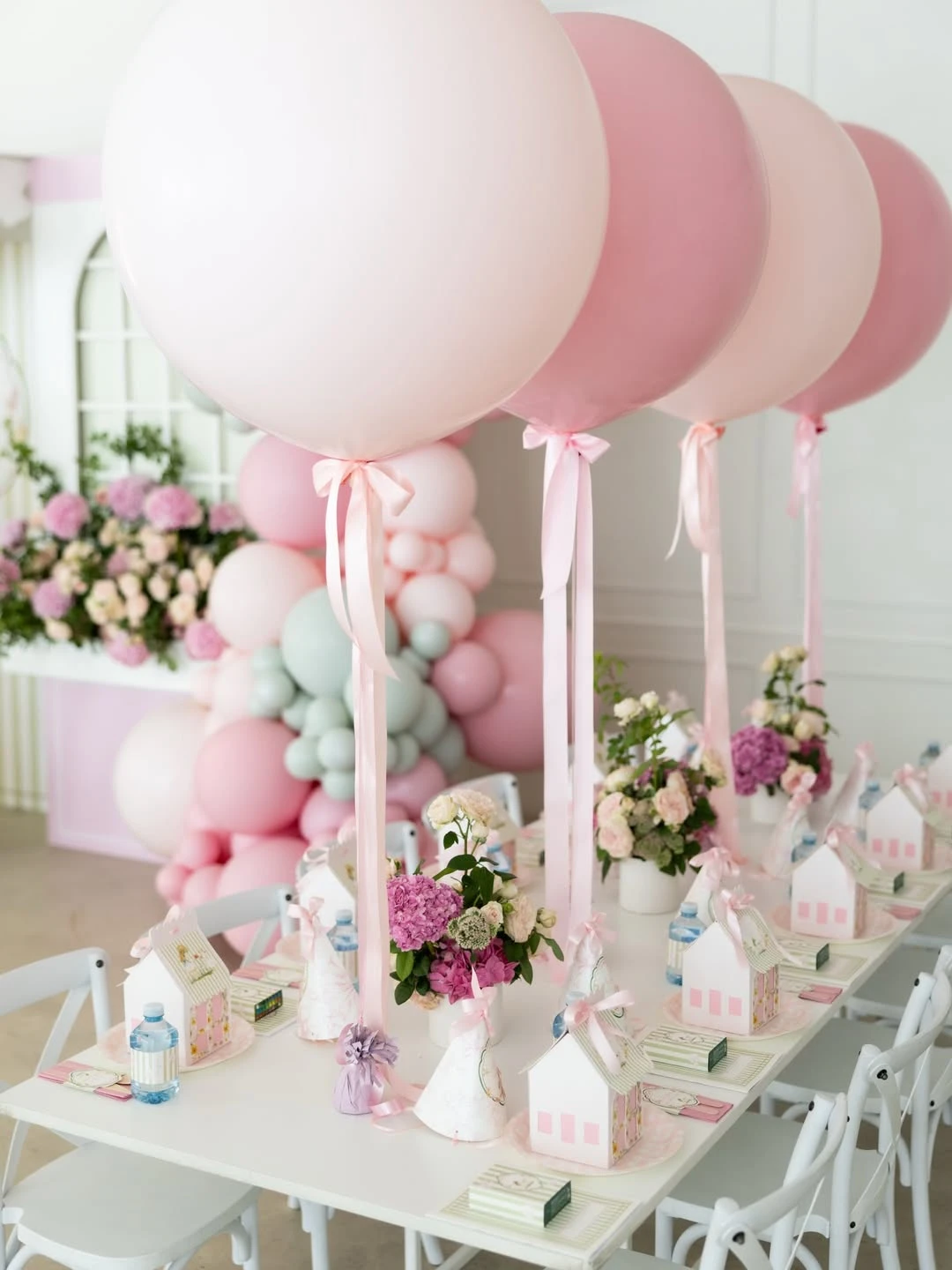 Whimsical Floating Table Decor one silly goose birthday