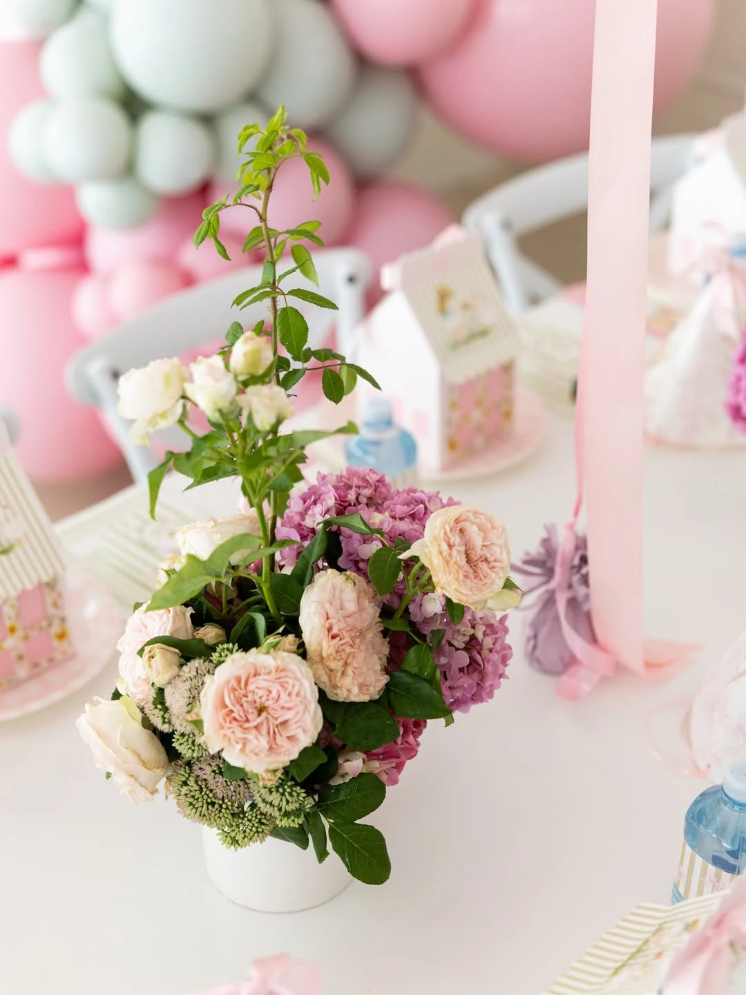 Whimsical Floating Table Decor one silly goose birthday