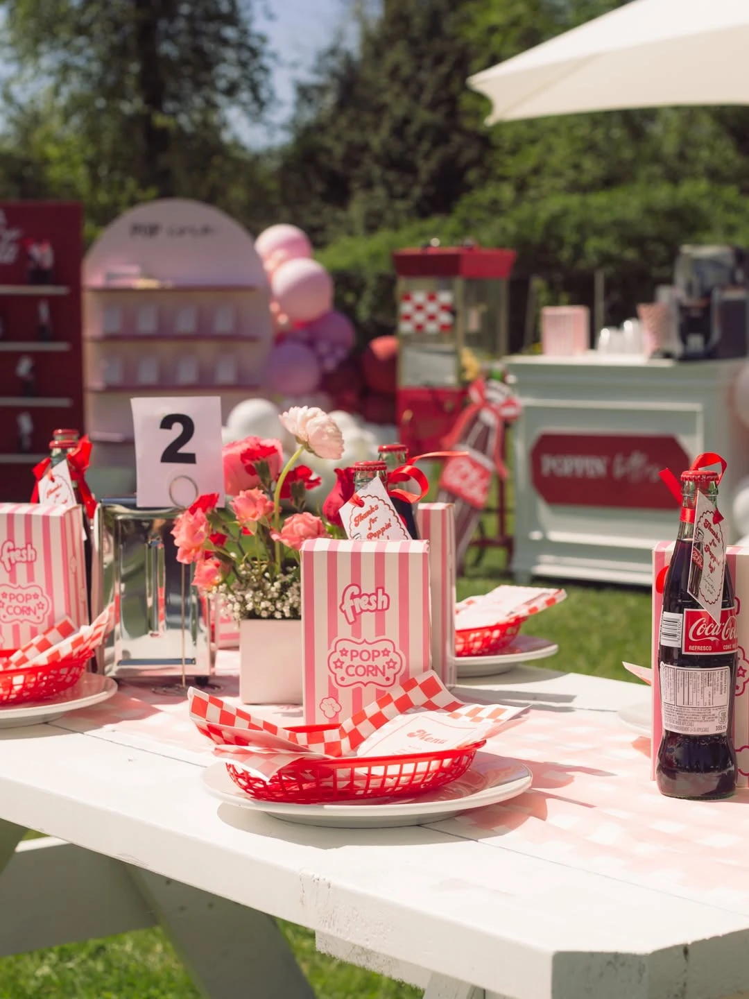 Pre-Filled Popcorn Box Displays she s ready to pop baby shower