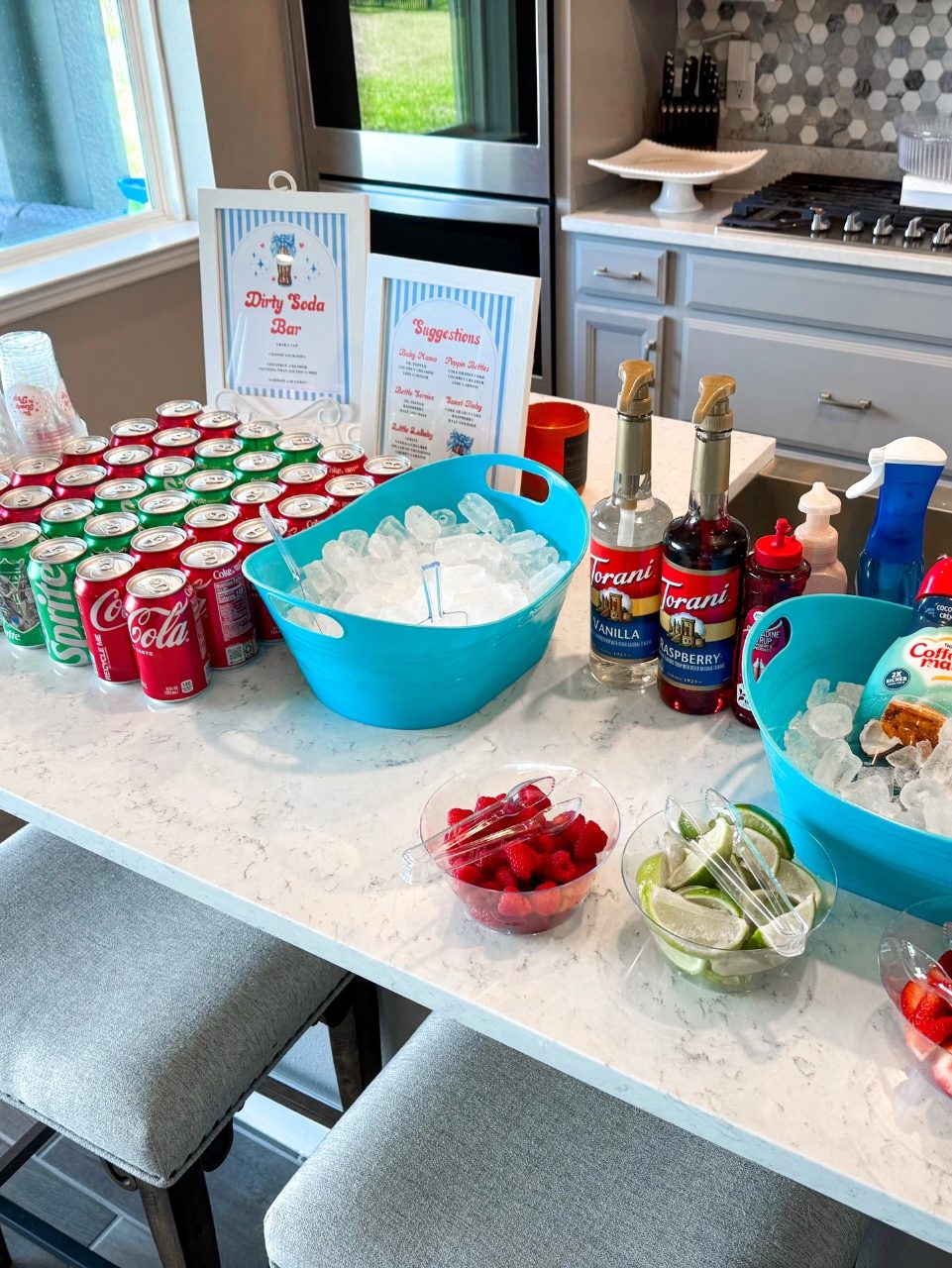 DIY Dirty Soda Bar she s ready to pop baby shower