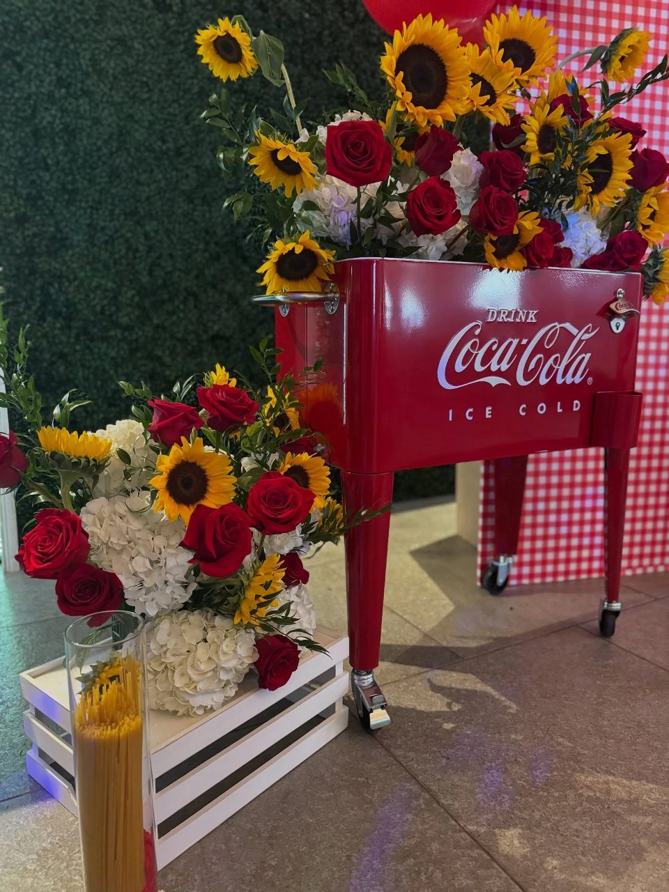 Rolling Soda Cooler Decor she s ready to pop baby shower