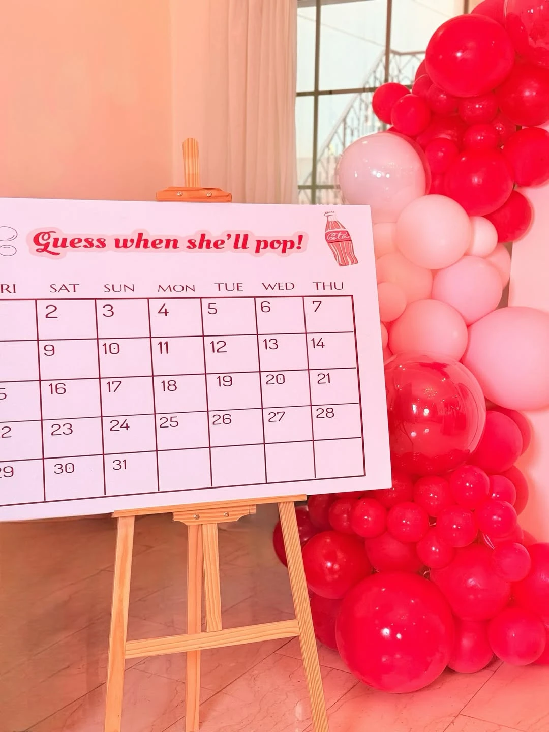 Pop Date Prediction Game she s ready to pop baby shower