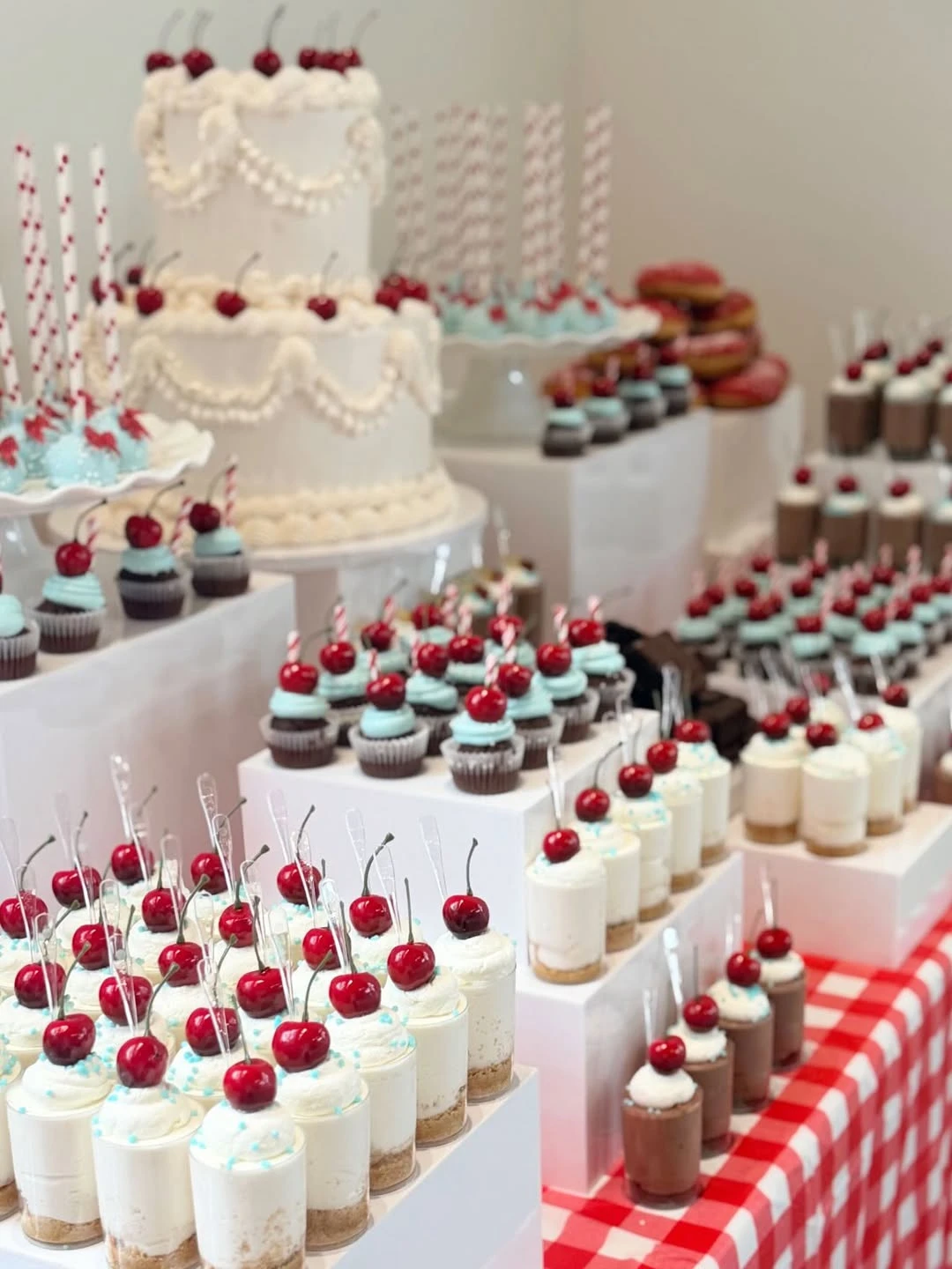 Bite-Sized Soda Shop Sweets she s ready to pop baby shower