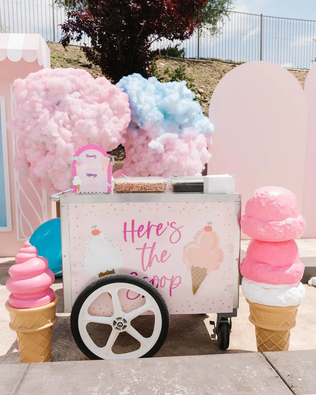 Interactive Ice Cream Stations sweet one first birthday