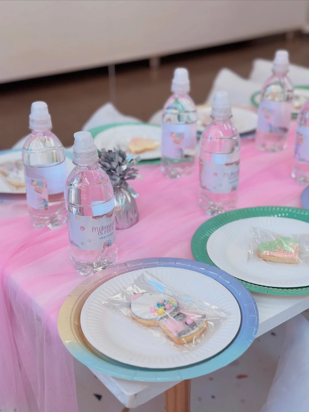 Gumball Machine Cookie Favors sweet one first birthday