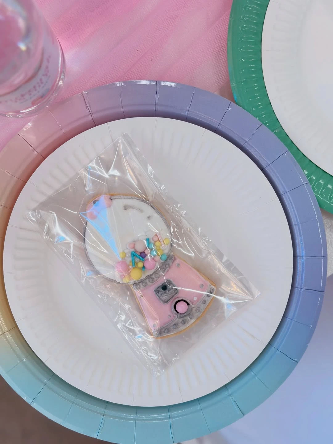 Gumball Machine Cookie Favors sweet one first birthday