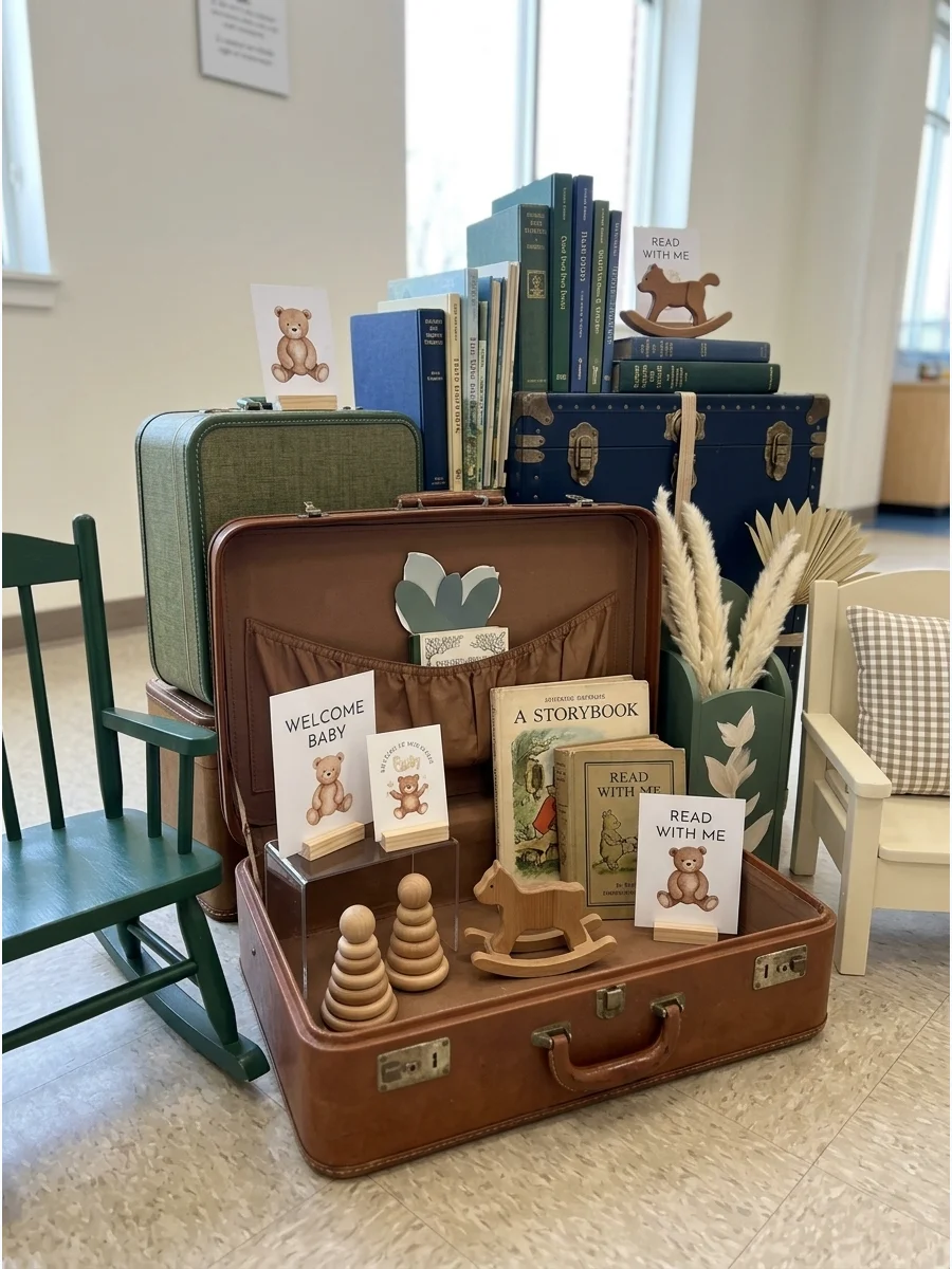 Classic Storybook Teddy Bear Setup support view 1