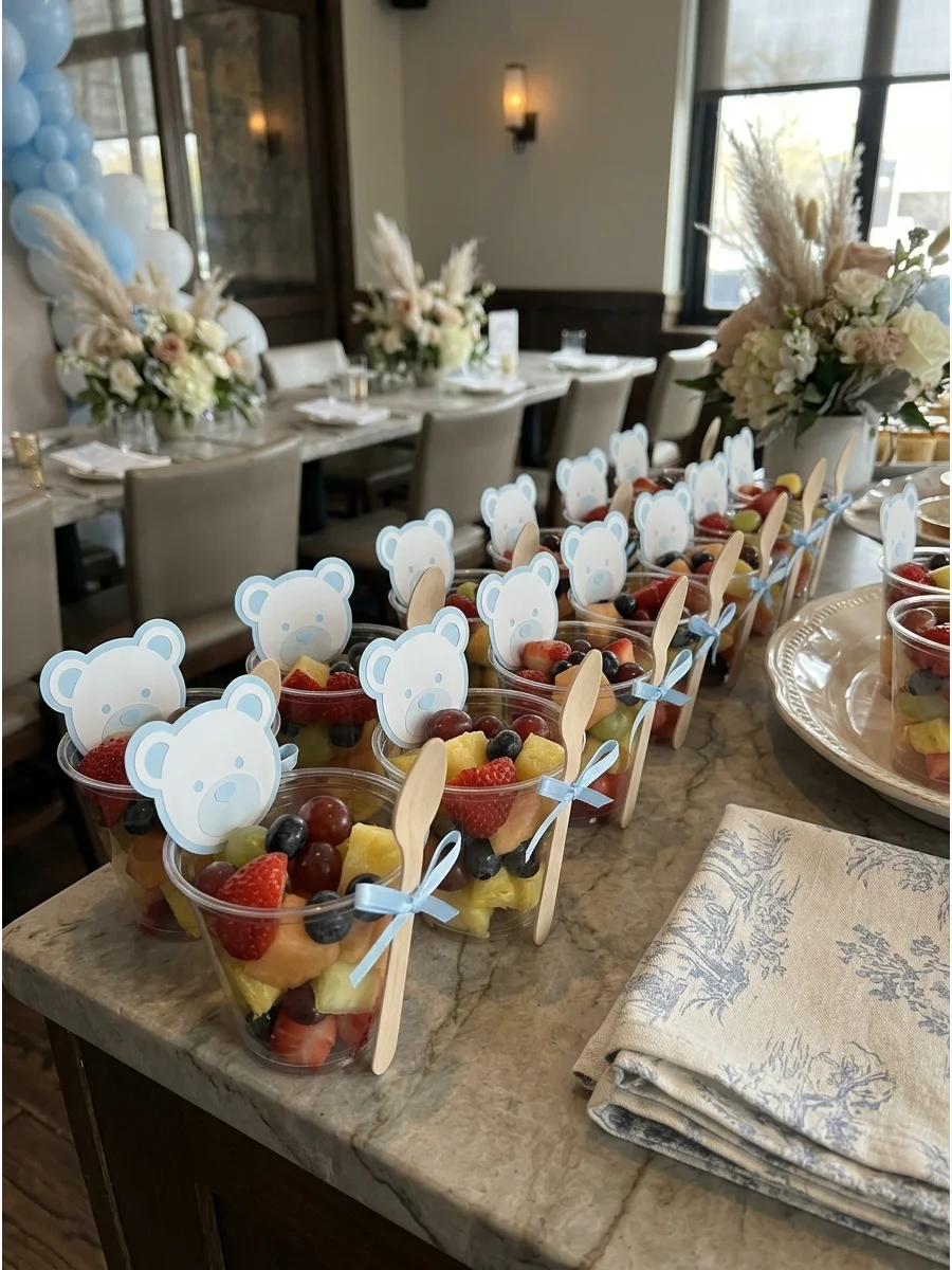 Teddy Bear Fruit Cups support view 1