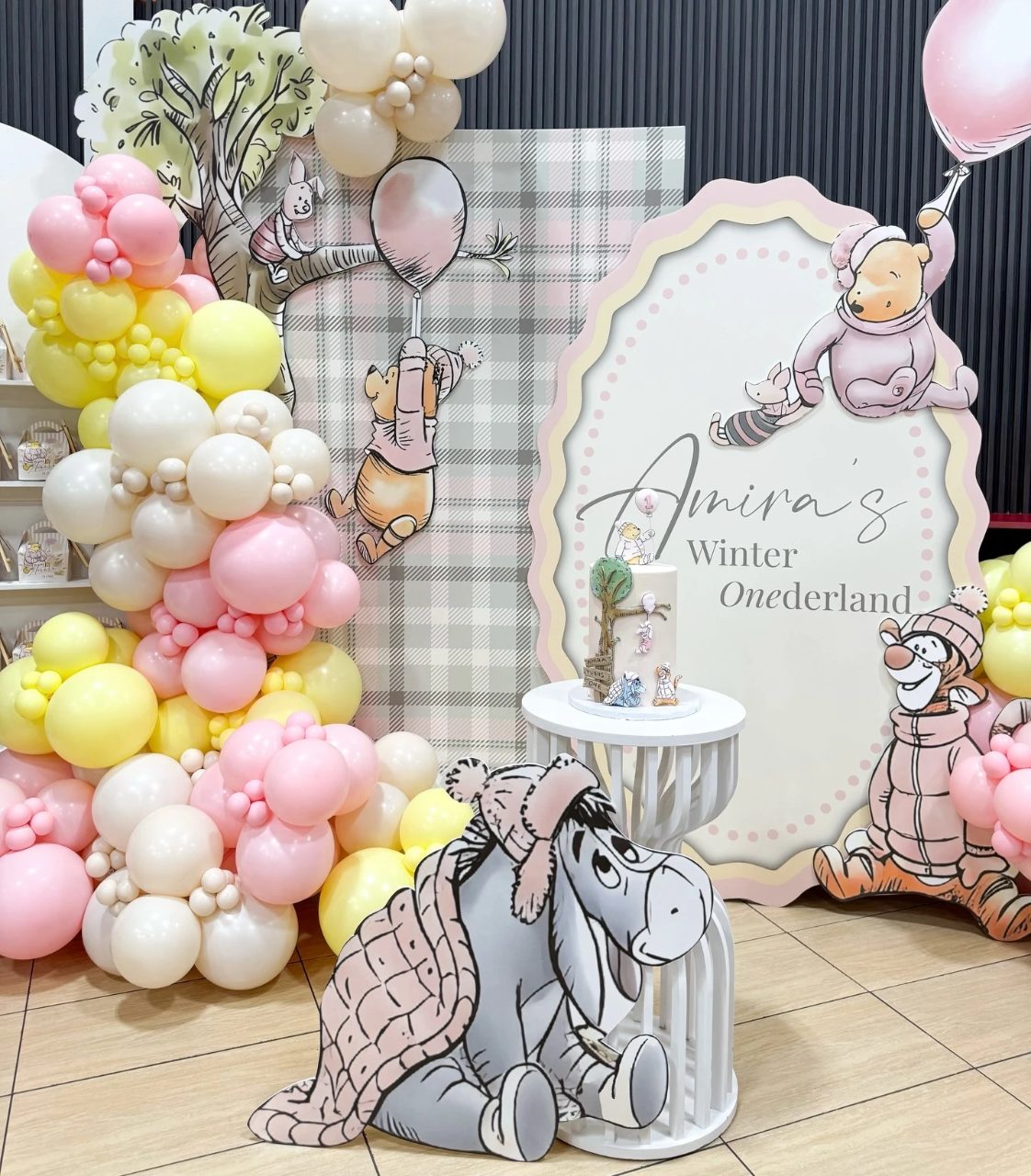 Storybook Winter Character Backdrop winter onederland party