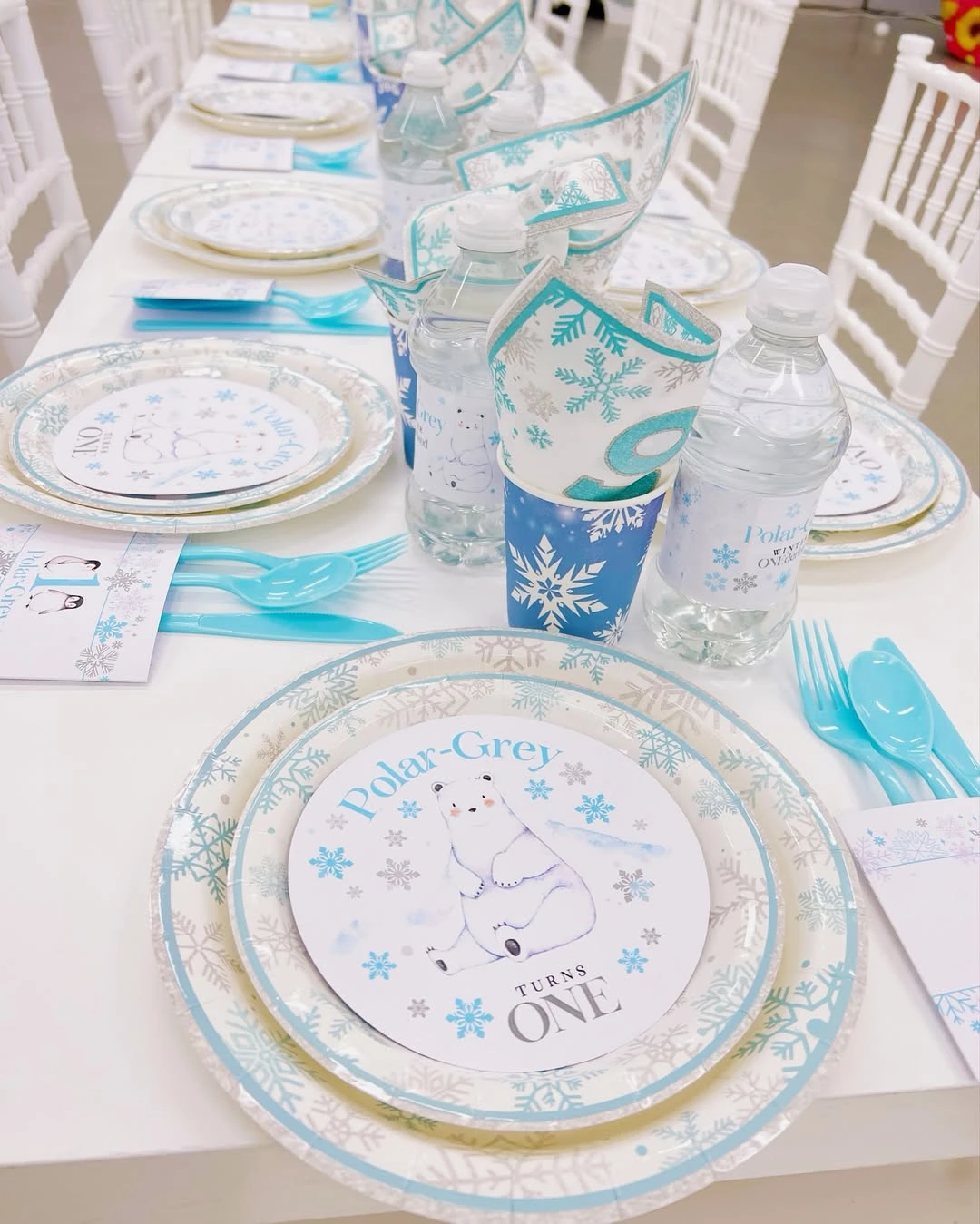 Polar Friend Display Area winter onederland party
