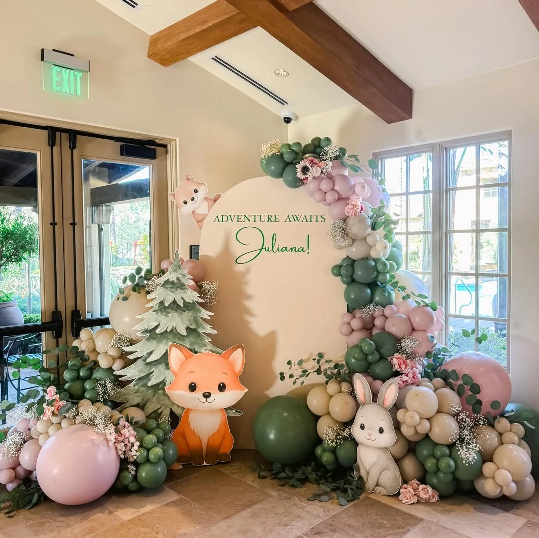 Storybook Forest Backdrop woodland baby shower