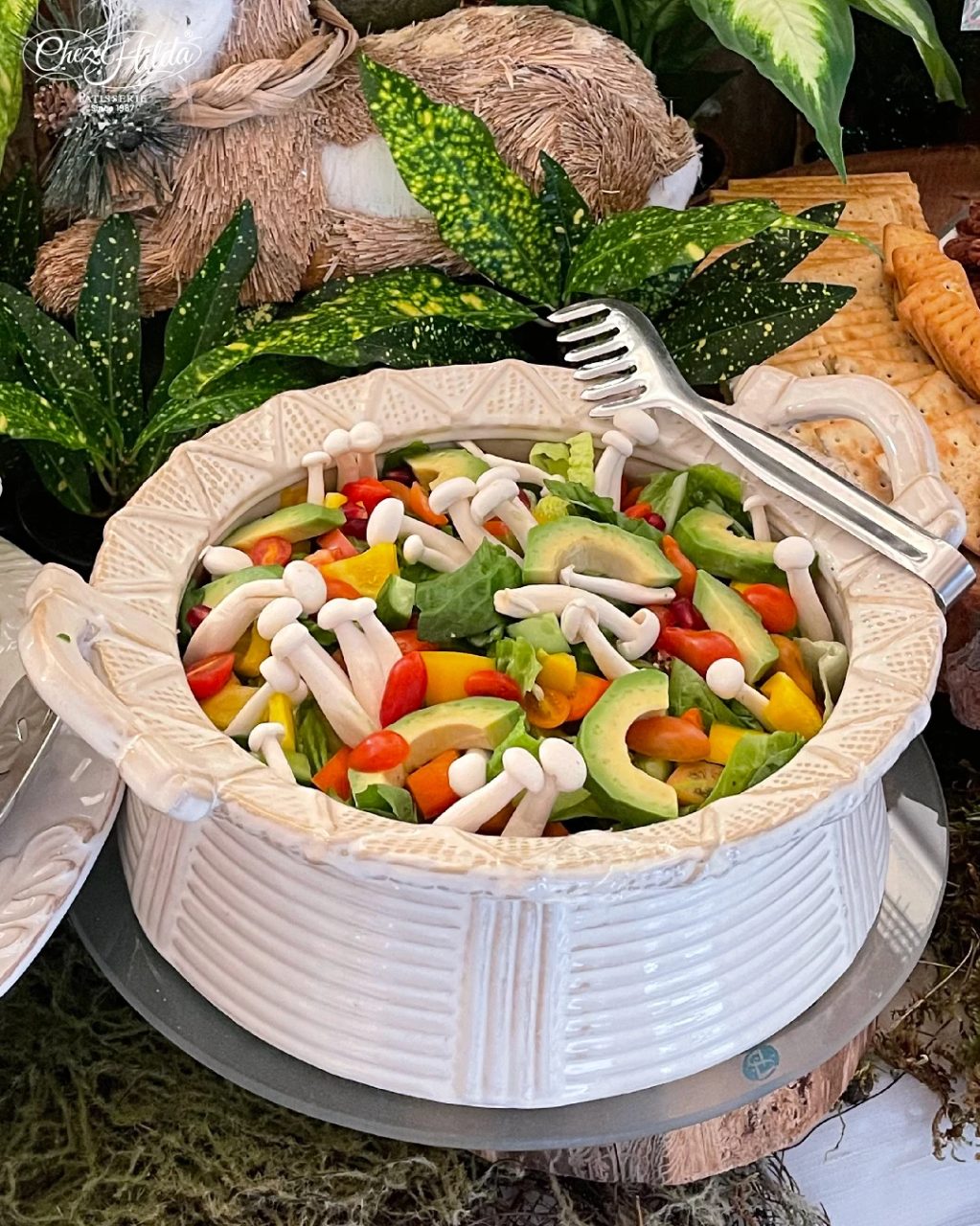 Botanical Garden Salad Styling woodland baby shower