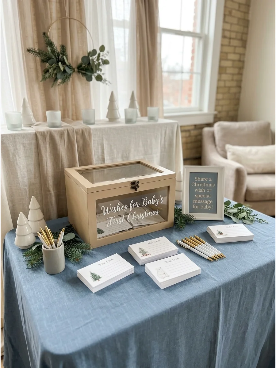 Modern Theme a merry little baby shower theme