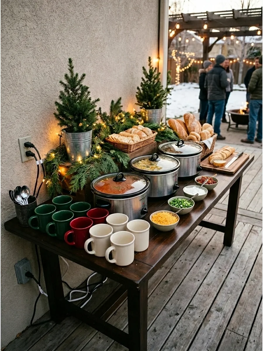 Christmas Soup and Bread Bar support view 1