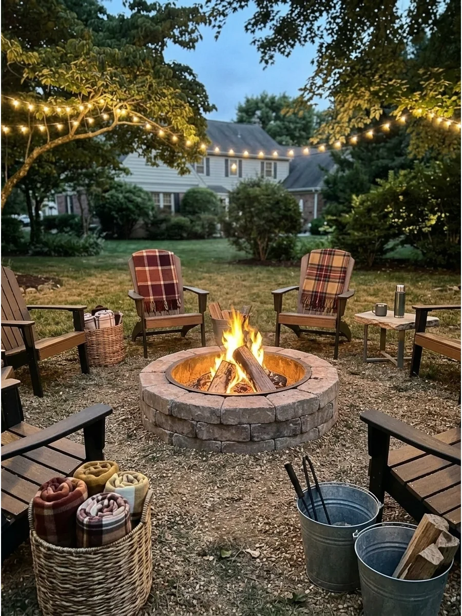 Create a Cozy Circle Around the Fire support view 2