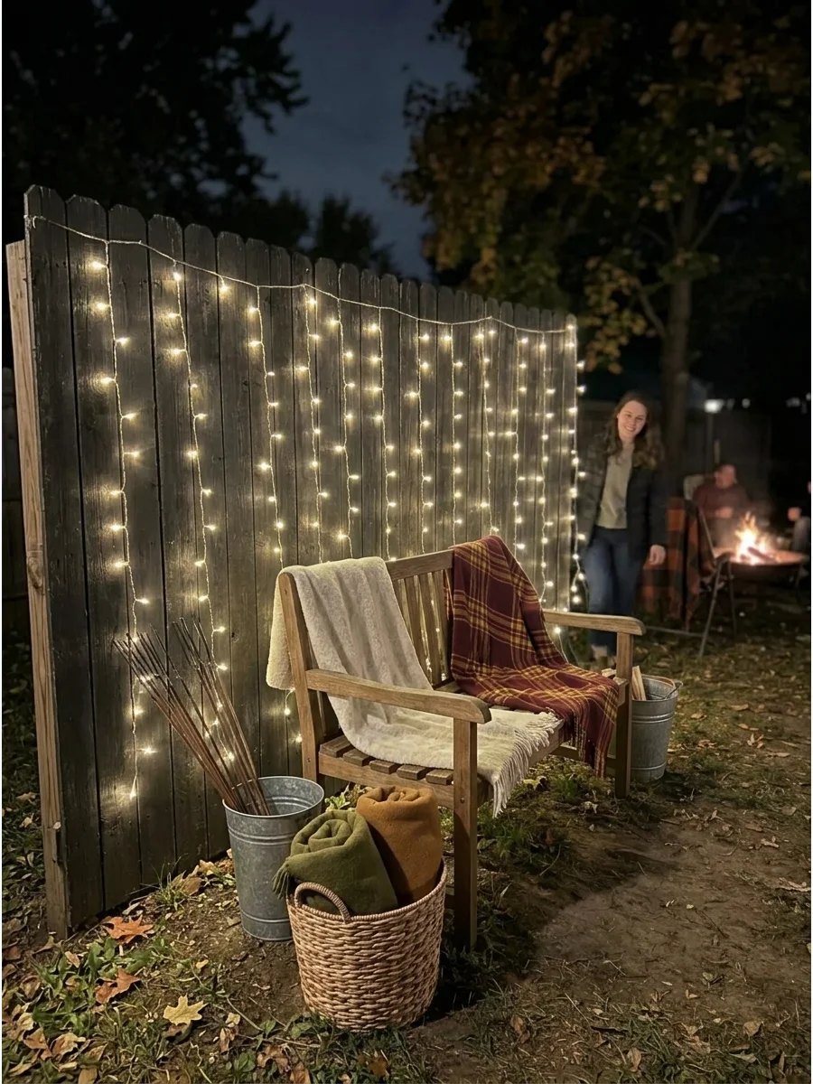 Create a Twinkle-Light Photo Corner support view 1