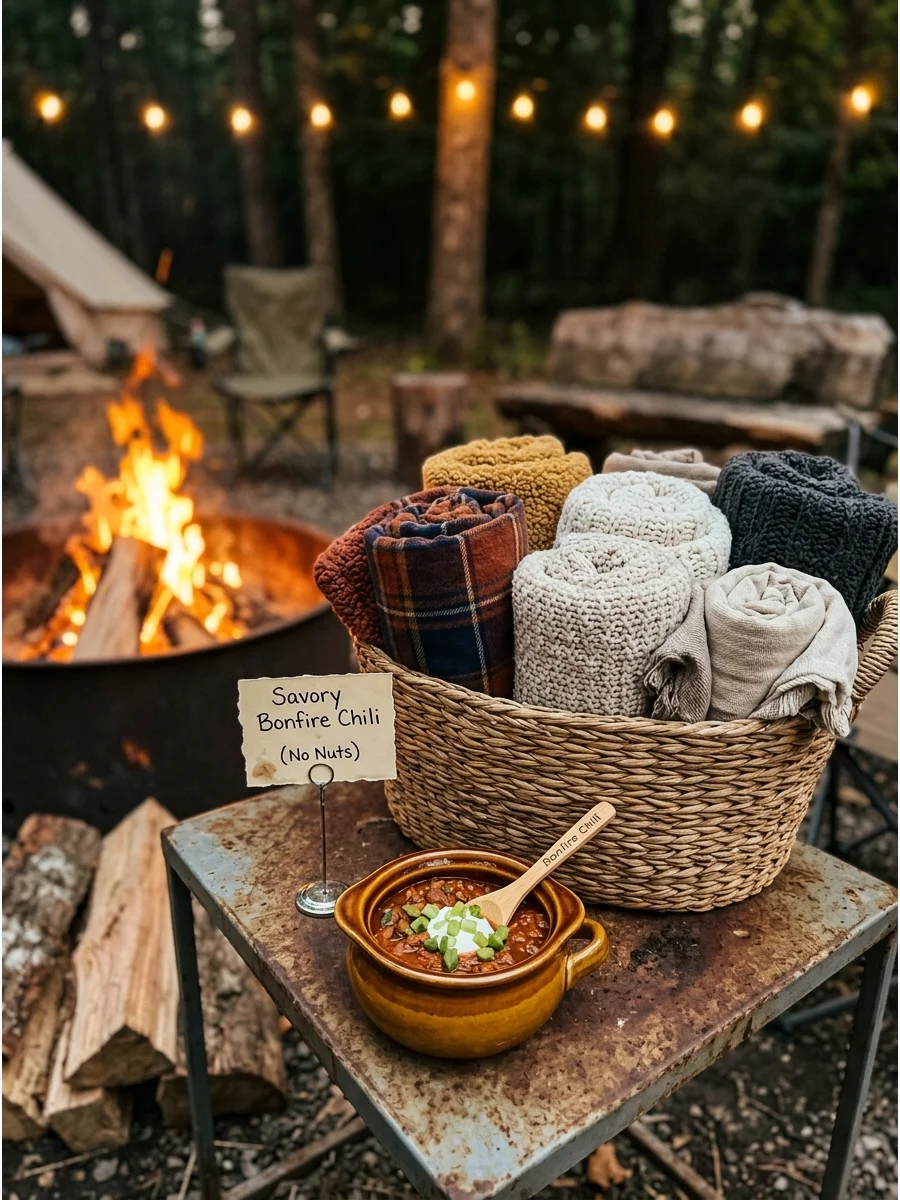 Easy Savory Snack bonfire party ideas