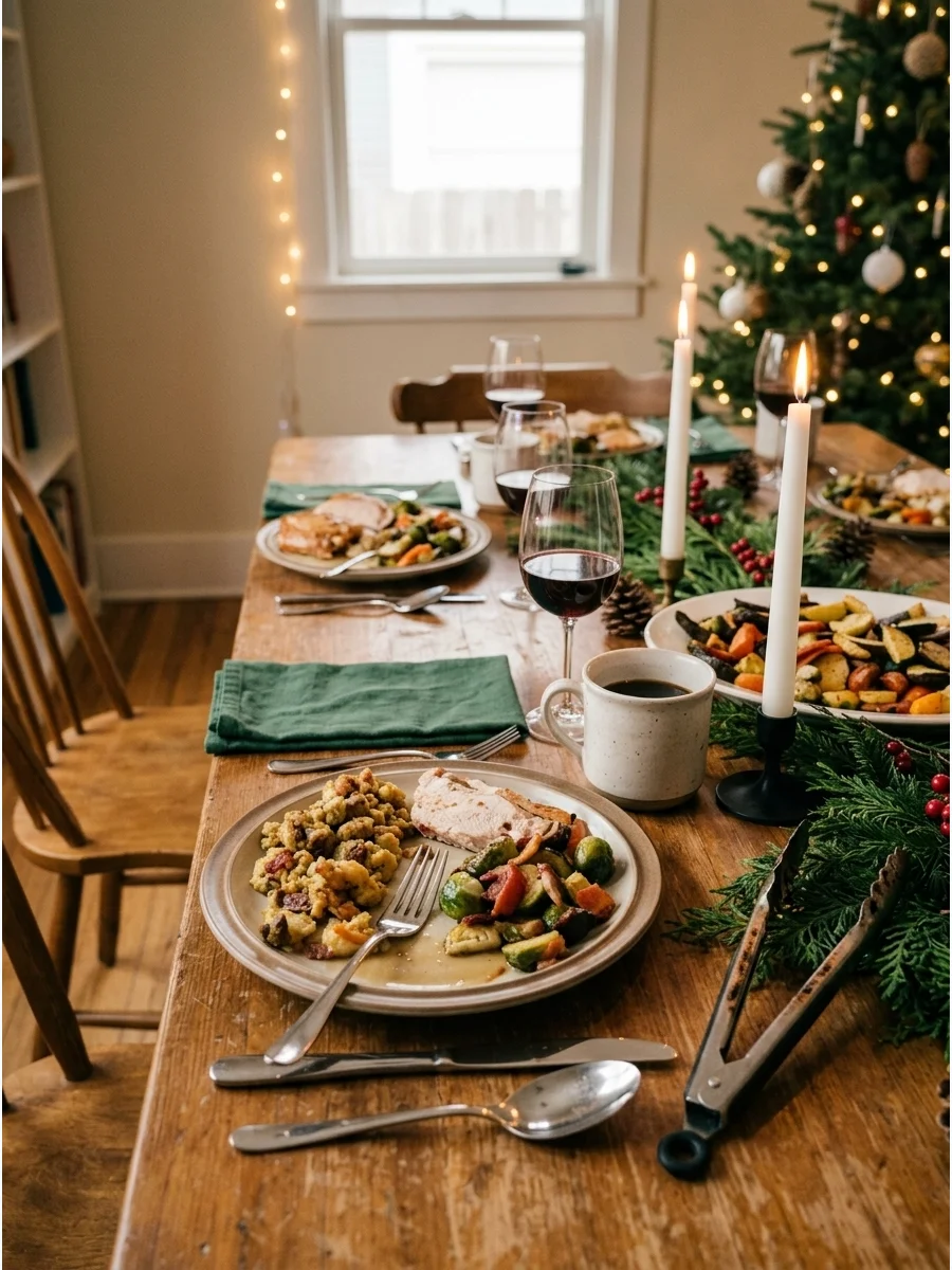 Cozy Christmas Dinner Get Together support view 2