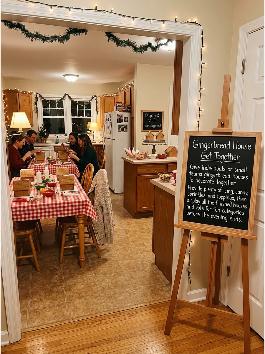 Simple Welcome Detail Christmas get together ideas