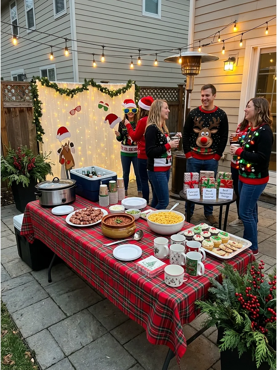Main Party Table Christmas get together ideas