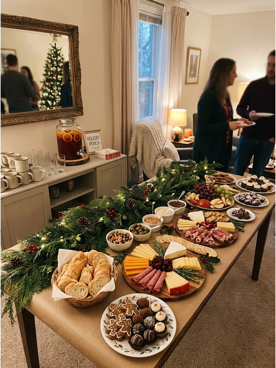 Theme Drink Station Christmas get together ideas