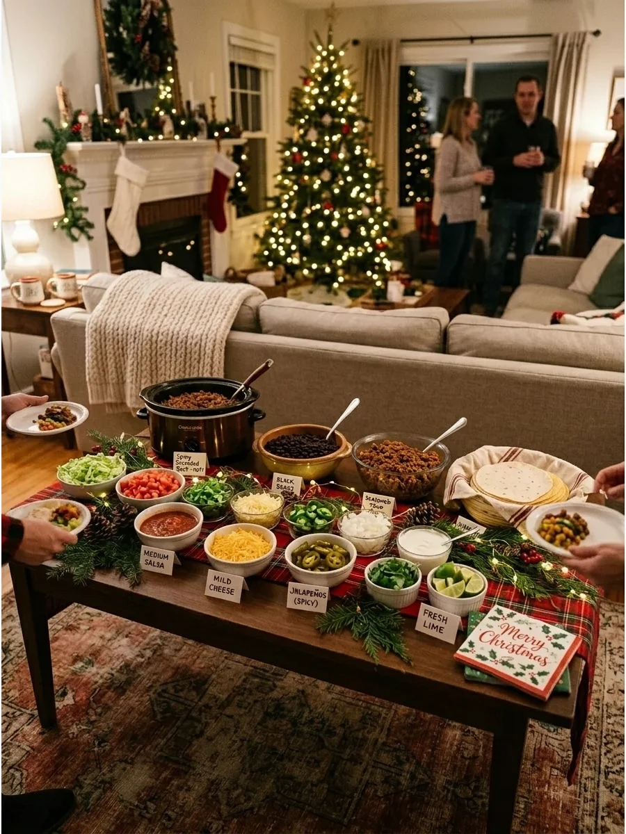 Christmas Taco Bar Get Together support view 1