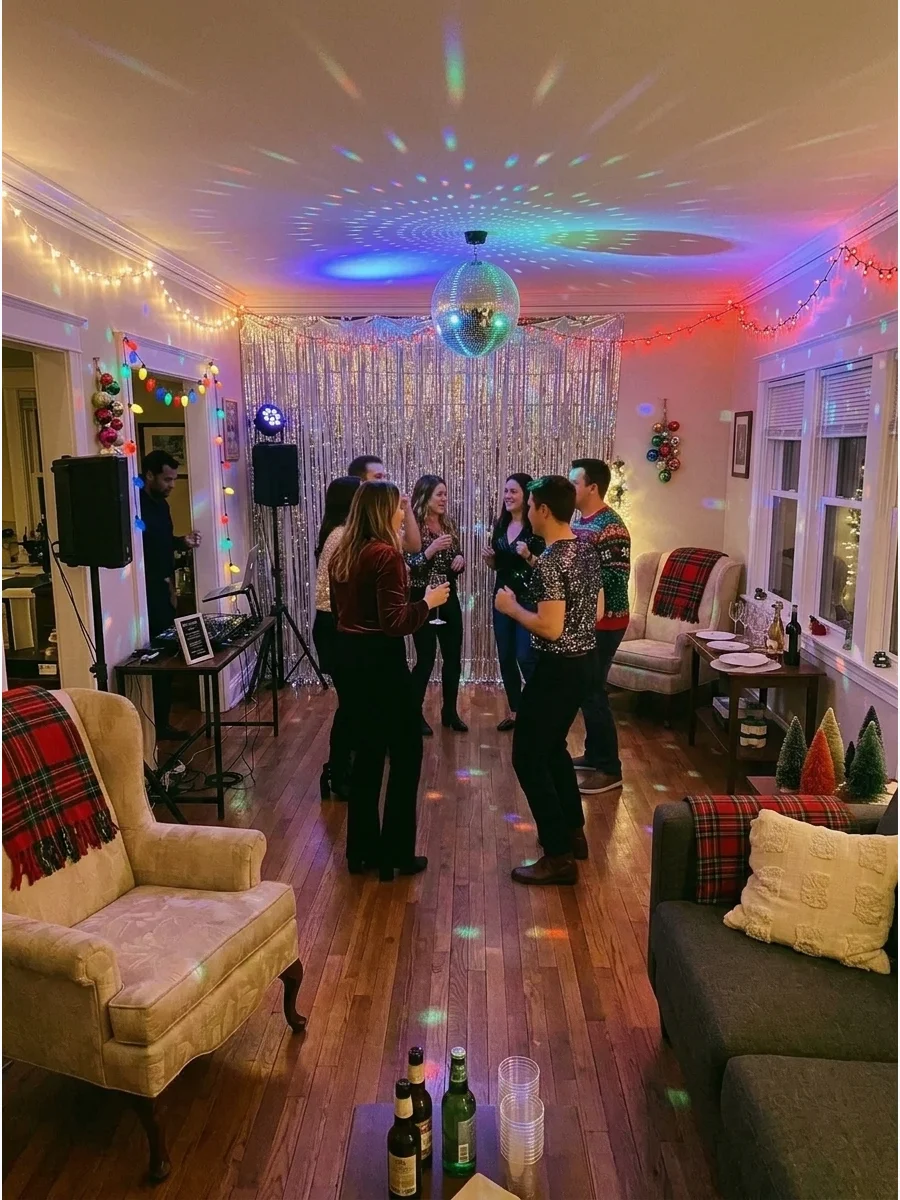 Christmas Disco House Party support view 1